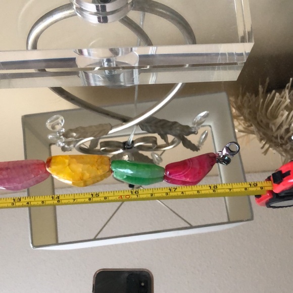 AphOrism Genuine Stones Sterling Silver Necklace - Picture 4 of 10